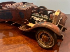 Fabulous! Pro-Built Hubley 1930 “Barn Find” Packard Roadster 1:22 Model Car