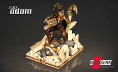 Black Adam model kit unassembled unpainted See Description