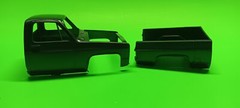 1984 GMC 4×4 Pickup Fall Guy Truck 1/25 Hood Body Glass Bed Bumper Grill Seats