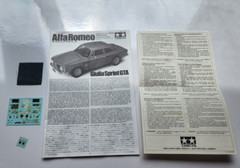 Tamiya 1/24 Alfa Romeo Giulia Sprint GTA Sports Car Series No.188 Display model