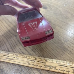 1983 Red Chevy Camaro Dealer Promo Model Car Dusty