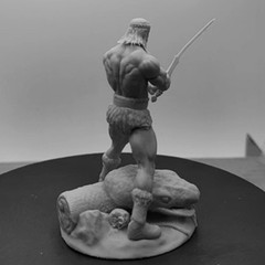 1/24 Resin Figures Model Kit Barbarian Warrior Unpainted,Unassembled Model Kit.