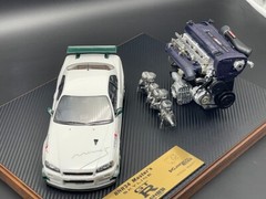Kusaka Engineering/MAKE UP Co, Ltd. 1/18 SCALE Mine’s SKYLINE BNR34 GT-R Stock 2