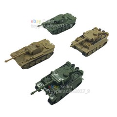 1:144 WWII Military Army Armor Tiger Panther Tank Assembled Model SdKfz 181 171
