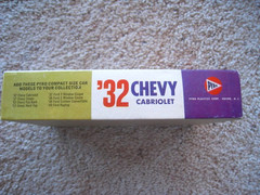 Vintage PYRO 1932 Chevrolet Cabriolet Model Car Kit Box Only Empty USA