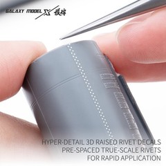Galaxy G48147-153 1/48 Hyper-Detail 3D Raised Rivet Decals For Rapid Application