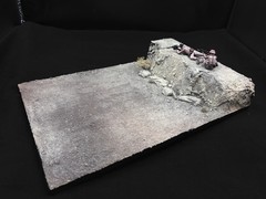 1/35 Scale Military Diorama Base Terrain Display Model Soldiers Figures Diecast
