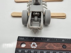 1960s Small Old School Dragster With Small Block Superch V8 1/25 Scale Mode Kit