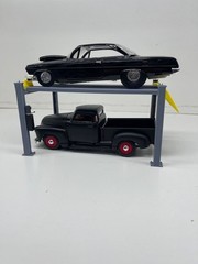 4 Post Lift for Display or Diorama in 1/24th, 1/25th Scale for model car display