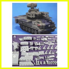 1/35 Cast Resin Model Assembly Kit, GK, Resin Tank Modification Parts Accumul…