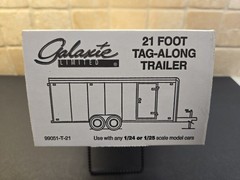 Galaxie Limited, 21 Foot Tag-Along Trailer, 1:24/1:25,Slightly Started, Complete
