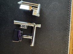 AMT 31979 1/25 58 Edsel Pacer Parts Bash Chrome License Plate Holders