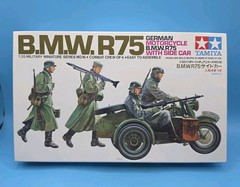 Tamiya BMW R75 German Motorcycle With Sidecar Model Kit New Opened Box