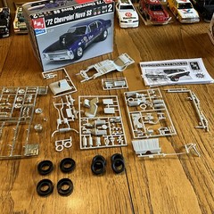 AMT ERTL ’72 Chevy Nova SS Model Car 1:25 INCOMPLETE For PARTS