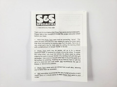 S&S Specialties 1/24 Scale Photo-Etched High Tech Valve Cover Details PVC-16