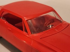 Vintage Jo-Han 1962 Plymouth Fury HT 1/25 Scale Built Kit – Nice, Unpainted Red