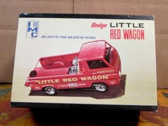 DODGE LITTLE RED WAGON DRAG TRUCK, IMC 107-200, c. 1966, Unbuilt and Complete