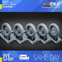 ScaleX WW-35001S 1/35 U.S WiLLYSMB Sagged wheel set for Universal