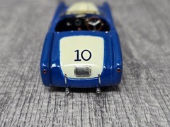 Vintage Tameo Ferrari 340 1952 Cabriolet Mexico Blue 1/43 Built Model
