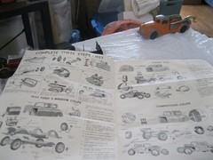 AMT ’32 FORD V-8 COUPE NO. 232 CUSTOMIZING KIT 1/25 SCALE MODEL KIT-UNBUILT