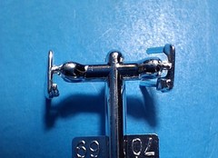 84 CADILLAC COUPE LOWRIDER – DOOR HANDLES – REVELL 4991 MODEL CAR KIT PARTS LOT