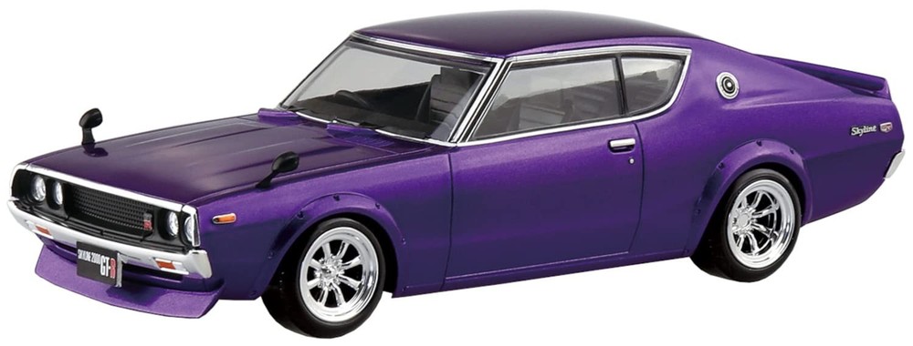 1/32 the snap kit NISSAN C110 Skyline GT-R Custom (Metallic Purple) Plastic mode