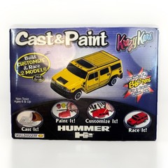 Skullduggery Krazy Kars Cast & Paint Hummer H2 1/64 Scale 2 Model Kits in One