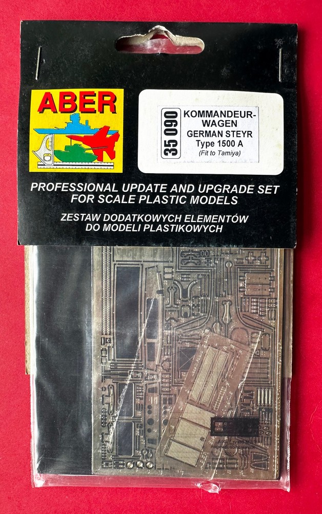 1/35 ABER 35090 PE upgrade parts German Kommandeurwagen STEYR Type 1500 A Tamiya