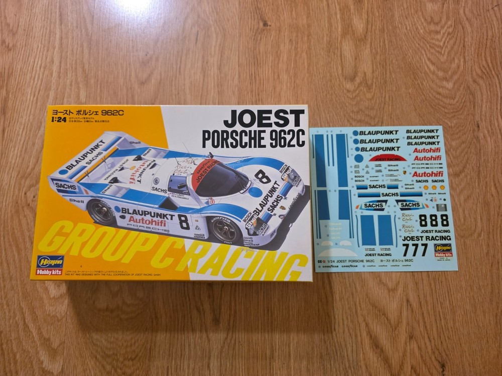 1/24th Hasegawa Porsche 962C Blaupunkt