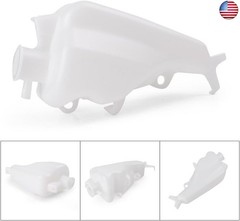 Mallofusa Motorcycle Radiator Water Coolant Reservoir Overflow Tank Replacement