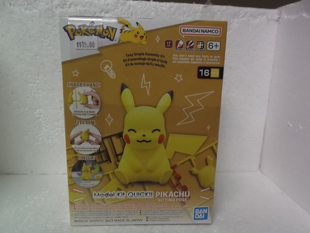BANDI POKEMON PIKACHU FACTORY SEALED