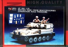 Hobby Fan 1/35 HF-566 British Tank Crew w/Accessories (Operation Iraqi Freedom)