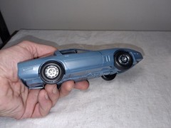 Vintage 1985 Corvette Dealer Promo Model Car 1/25 America’s Cup Sticker Lt. Blue