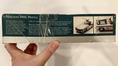 Testors Mercedes-Benz 300SL Metal Body Model Kit Unassembled Silver MPN 153