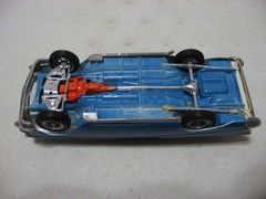 AMT/ERTL Blue 1957 Chevy Hard Top 1/25 Scale Built Model Kit #31543