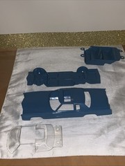 Jo-Han BLUE Cadillac El Dorado 1/25 Snap Kit Damaged/ Missing Parts NO BOX