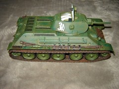 Built 3A Tank 6-3/4 inches long Well Built & Painted Excellent Cond Nice Detail