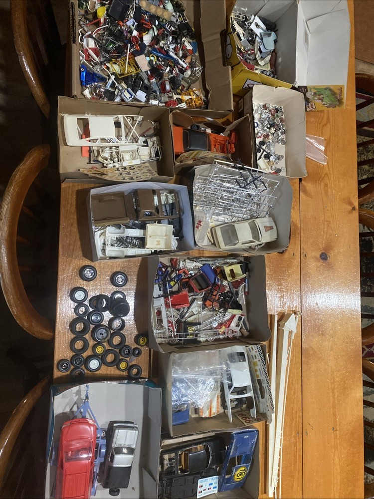 Vintage 1970S – 80s Model Car Kits Junk Yard Lot For Restoration Or Parts