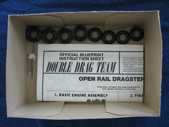 AMT UNBUILT 1/25 FIAT ALTERED / FE DOUBLE DRAGSTER 2 in 1 plastic model car kit