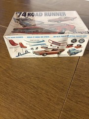 RARE SEALED MPC 1974 PLYMOUTH ROAD RUNNER 1/25 SCALE MODEL CAR. THREE VERSIONS.