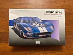 ARII FORD GT40 No.2 1/24 Car Model Kit, Rare, Japan, Racing LeMans Daytona 1964