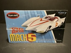Speed Racer – Polar Lights – Mach V Racer Car Snap Model Kit 1/25 Scale ~ New