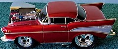 Chevrolet57Chevy1957Drag Race Car Dragster Custom Built Metal Model55