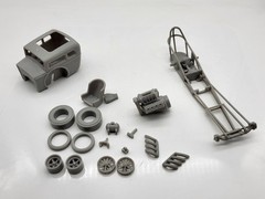1950’s Hot Rod Body Shell Old School Dragster 1/25 Scale Mode Kit