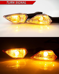 LED Turn Signal Indicator Lights Compatible with Kawasaki NINJA 300 400 650 H2 Z