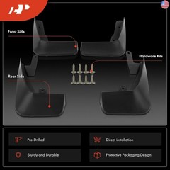 A-Premium Splash Guards Mud Flaps Mudflaps Replacement for 2014-2015 Lexus