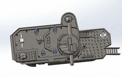 1/700 Scale IJN Aircraft Carrier Soryu Bridge Unpainted