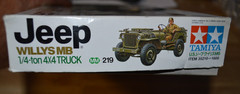 Tamiya, Jeep Willys MB 1/4 Ton 4×4 Truck, Model #35219, Scale 1:35, Open Box