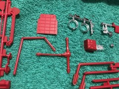 1 25 scale model parts Little Red Wagon Rear End And More Lot Only