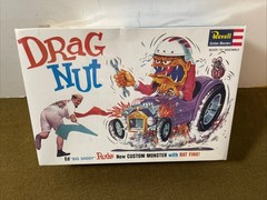 Vtg 1995 Revell Drag Nut Monster Rat Fink Big Daddy Roth Model Kit No.1308 NOB